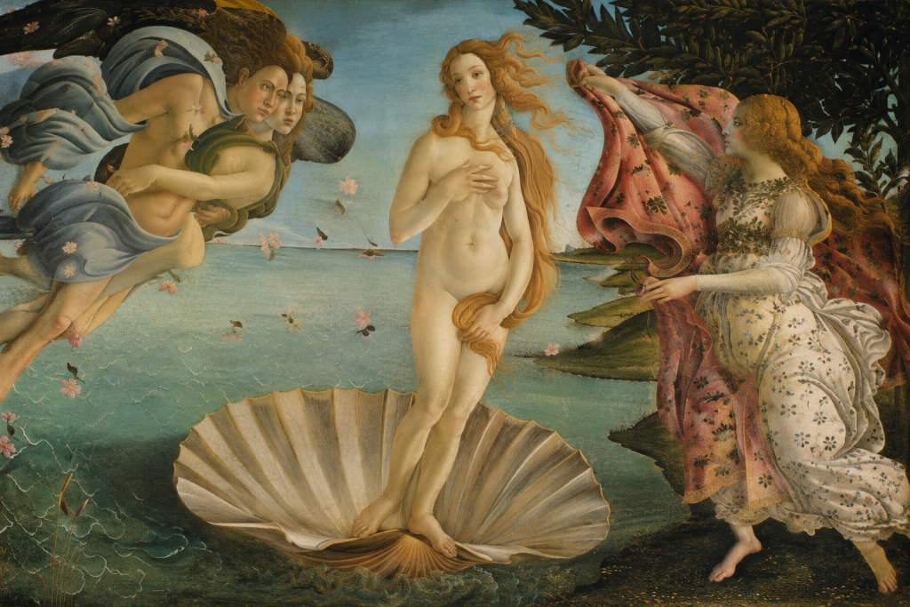 El nacimiento de Venus, de Sandro Botticelli